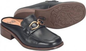 S&ouml;fft Womens Rosalia Slip-On Mule In Black