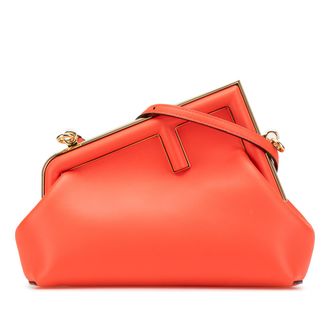 Fendi Eerste Clutch Leren Handtas
