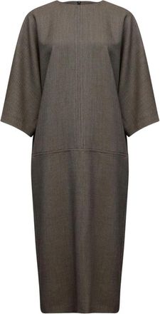 Maison Margiela Midi Kleedjes - Dames - Casual kleedjes - Bruin - S - Kleedjes
