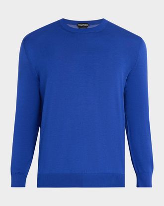 Tom Ford Men & apos;s Silk Knit Crewneck Sweater