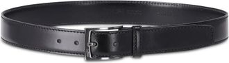 Joop Glanzend leren riem met stijlvolle gesp - Heren - Riemen - Zwart - 100 CM - Leer - Accessoires