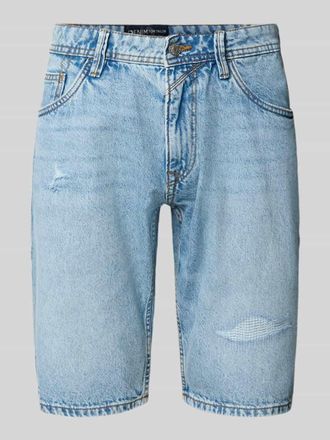 Tom Tailor Denim Slim Fit Jeansshorts mit 5-Pocket-Design in Mittelgrau, Gr&ouml;&szlig;e XXL