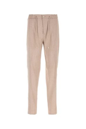 Etro Etro Sand Linen Blend Pant