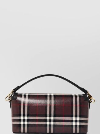Burberry note bag cotton clutch bag