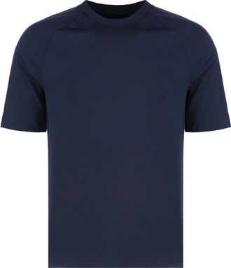 HUGO BOSS P-Thompson 136 T-shirt - Heren - T-shirts - Blauw - S - Wol - Tops