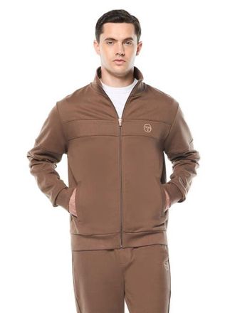 Sergio Tacchini Lineo Track Jacket in Chocolate Chip at Nordstrom, Size Xxx-Large