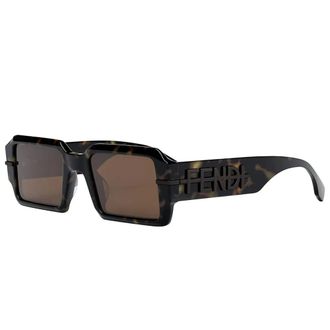 Fendi Sunglasses, unisex, Brown, 52 MM, Sunglasses