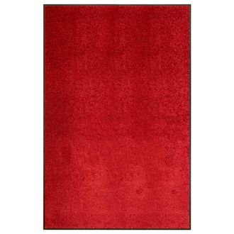 Berkfield Home Doormat Washable Red 120x180 cm