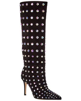 Gianvito Rossi Spectra 85 Suede Knee-High Boot
