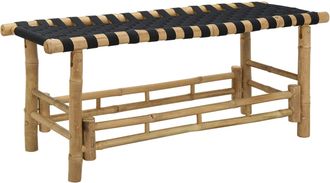 vidaXL Vidaxl Banco De Jard&iacute;n 110 X 38 X 40 Cm Bamb&uacute; Natural Rectangular