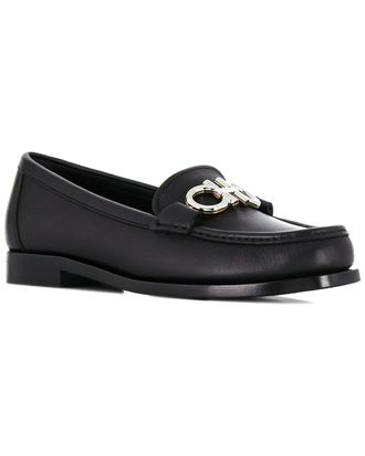 Ferragamo Gancini Leather Loafer