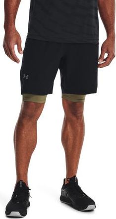 Under Armour Mens Vanish Woven Shorts - Grey/Black Size 3XL