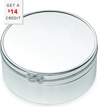 Wedgwood Vera Wang For Wedgwood Keepsake Silver Box With $14 Credit
