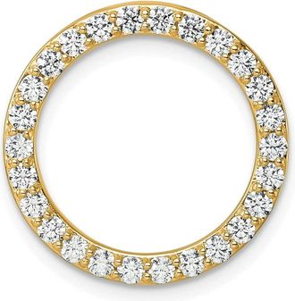 Diamond2Deal 14k Gold Lab Grown Diamond Pendant (1ct, VS, G-H)