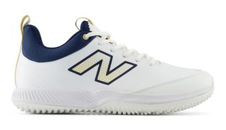 New Balance Mens 2025 Ck4020 N5 Cricket Spikes Shoes Trainers Boots - White Nylon - Size EU 47