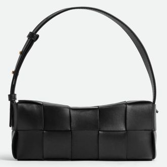 Bottega Veneta Small Intreccio Leather Brick Cassette Bag