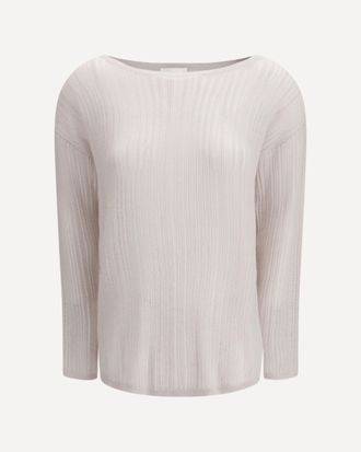 Allude Rib-knit crew-neck Sweater Female S