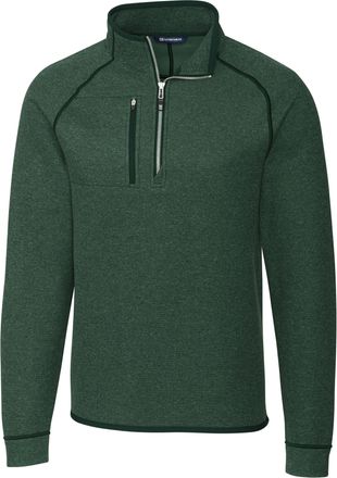 Cutter & Buck Mainsail Sweater-Knit Mens Half Zip Pullover Jacket