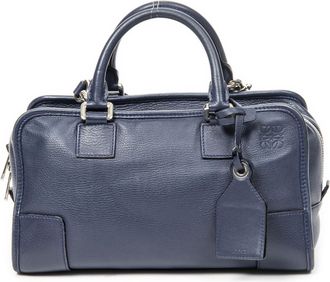 Loewe Pre-owned Womens Amazona 28 Shoulder Bag - Blue - One Size