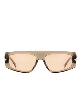 Police Dawn 5 zonnebril met geometrisch montuur - Bruin