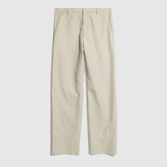 Gucci Lightweight Cotton Nylon Twill Pants, Size 48, Green