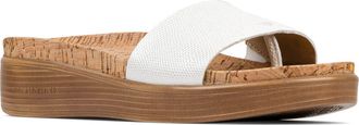 Donald J Pliner Fiji Wedge Sandal in Off White/silver at Nordstrom Rack, Size 6.5