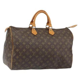 Louis Vuitton Pre-owned Handbags, female, Brown, Size: ONE SIZE Pre-owned Vintage Canvas Handbag
