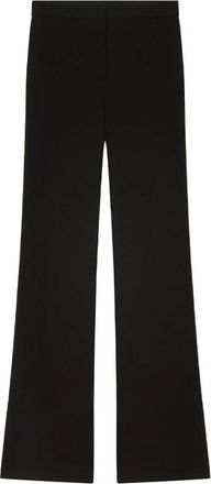 Pinko Hulka Broeken - Dames - Wijde Broeken - Zwart - XS - Polyester - Broeken