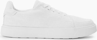 Timberland Womens Emerson Street Canvas Low Top Sneakers - White - Size: 4.5