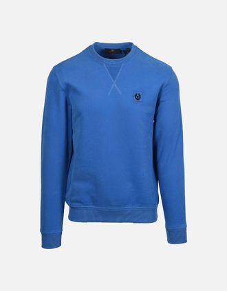 Belstaff Mens BELSTAFF SWEATSHIRT MARINE BLUE - Navy - Size: 42