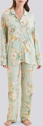 Papinelle Sleepwear Kate Pajamas in Betsy Tea Green at Nordstrom, Size X-Large