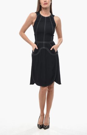 Stella McCartney Viscose Dress AMBER with Exposed Seams Stella McCartney