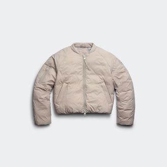 Canada Goose Elba Bomber (Women, Limestone, XL)