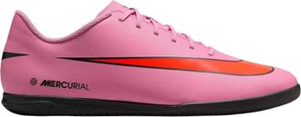 Nike Mercurial leren zaalvoetbalschoenen voor heren (Roze/Zwart)