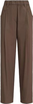 Brunello Cucinelli Five-pocket Track trousers in Chocolate at Nordstrom, Size 42 It