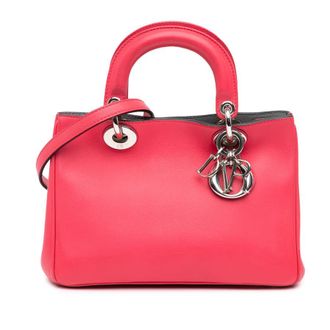 Dior Pre-owned Dior Small Leather Diorissimo Satchel Unisex 971LWE076U2VB961