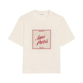 Ami T-Shirts, male, White, Size: S Ami Paris T-shirts and Polos White