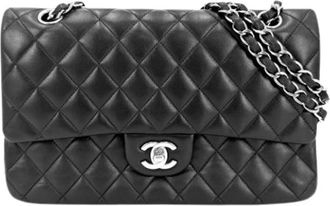 Chanel Pre-owned Vintage Shoulder Bag - Dames - Vintage Schoudertas - Zwart - ONE Size - Leer - Vintage