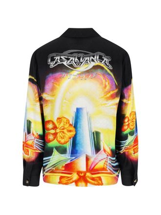 Casablanca Mens Shirts Multicolour Silk