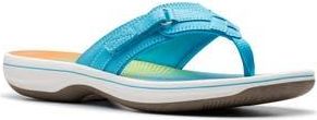 Clarks Breeze Sea Thong Sandal in Turquoise Ombre at Nordstrom Rack, Size 10