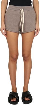 Jil Sander Sweatshorts - Dames - Bermuda - Grijs - L - Katoen - Korte Broeken