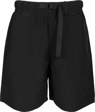 Maison Kitsun&eacute; Korte Broeken, Heren, Zwart, S, Nylon, Belted Technical Shorts