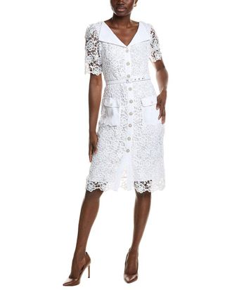 Nanette Lepore Lace Midi Dress