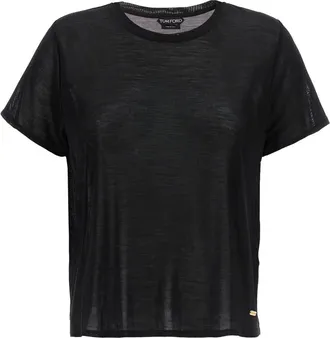 Tom Ford Black Silk T-shirt