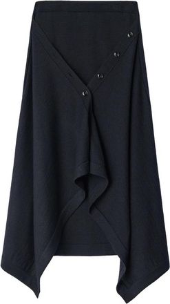 Christophe Lemaire Buttoned Skirt In Merino Wool Blend