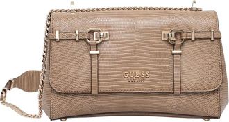 Guess Tassen, Dames, Bruin, ONE Size, Leer, Crossbody Bag