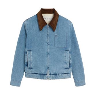 Ami Hombre, Chaquetas, Azul, Talla: S
