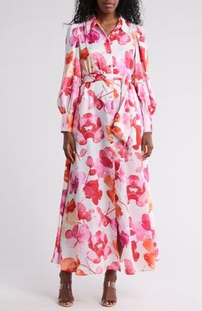 By Design Rebel Twill Maxi Dress in Lorelai Flower at Nordstrom Rack, Size X-Small