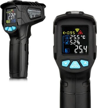OEM Term&oacute;metro Infrarrojo Digital Lcd Industrial Port&aacute;til De 50.800 &deg;, Medidor De Temperatura Ir Sin Contacto, Pir&oacute;metro E Higr&oacute;metro