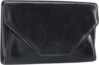 Celine Pre-owned Clutches, female, Black, Size: ONE SIZE Pre-owned Vintage Clutch